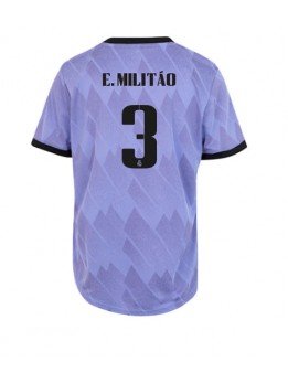 Real Madrid Eder Militao #3 Auswärtstrikot für Frauen 2022-23 Kurzarm